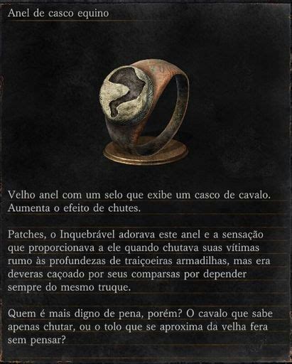 Anel De Casco Equino Wiki Dark Souls Amino Amino