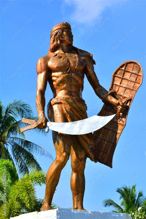 Lapu Lapu Shrine In Mactan Island Cebu Philippines Stock Photo