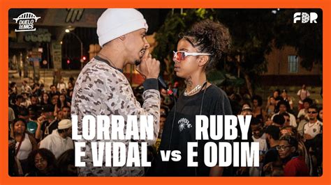 Lorran E Vidal Vs Ruby E Odim Primeira Fase Duelo De Mcs