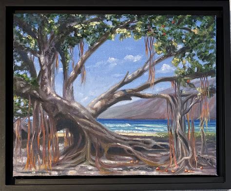 Banyan Tree Oil Painting