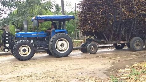 Caravana de Fleteros transportando la caña del campo al Ingenio Tres