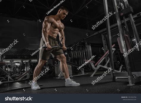 Portrait Handsome Sporty Man Naked Muscular Stock Photo Shutterstock