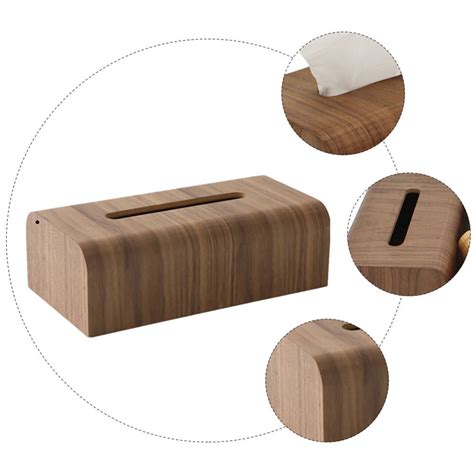 1Pc Houten Tissue Doos Decoratieve Servet Doos Een Grandado