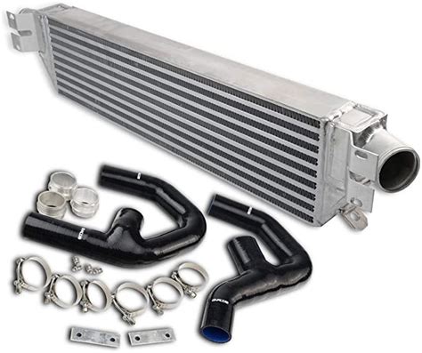 Twin Turbo Mount Intercooler Kit With Hose Compatible For