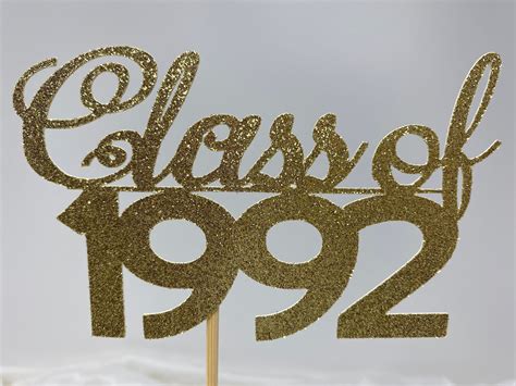 Class Reunion 1992, Class of 1992, Class Reunion Centerpiece , Class Reunion Decoration, 30th ...