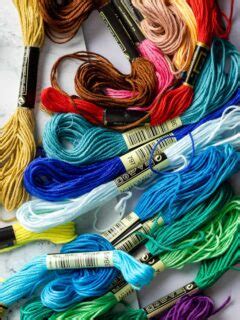 Clever Ways To Store And Organize Embroidery Floss Sarah Maker