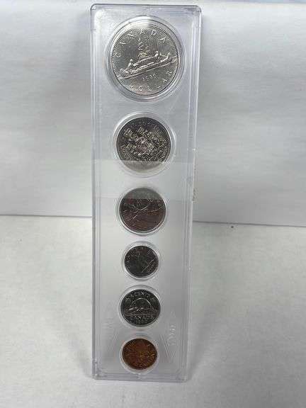 1980 Canada 1 1 Coin Set Yorkton Auction Centre