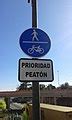 Category Cyclist Path Signs In Spain Wikimedia Commons