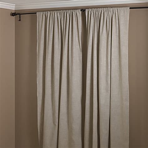 Natural Beige Classic Tuscany Hemtitch Design Curtain Panel Inch