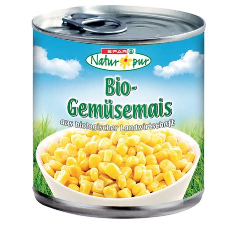 SPAR Natur pur Bio Gemüsemais 340 G online kaufen INTERSPAR