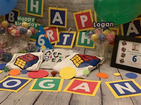 Rubiks Cube Birthday Party Theme Ideas Birthday Party Themes Party