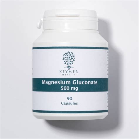 Magnesium Gluconate (500mg) [x90] - Keymer Health