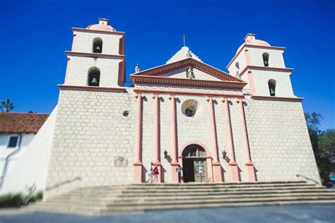 View Of Old Mission Santa Barbara Santa Barbara County California