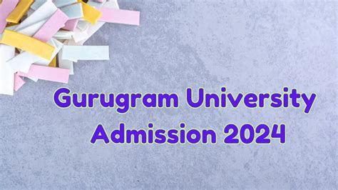 Gurugram University Admission 2024 Application Form Dates Apply At