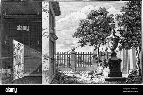 Eighteenth Century Engraving Use of the Camera Obscura Stock Photo - Alamy