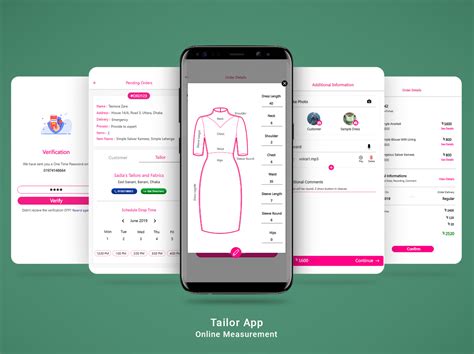 Tailor App Online Measurement Process By Kazi Efrat Ara On Dribbble