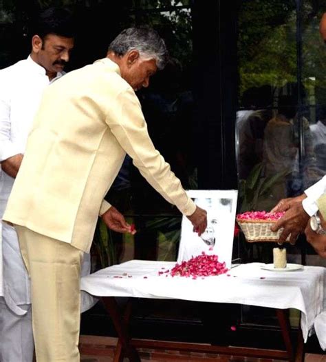 Tdp President N Chandrababu Naidu Pays Tribute To Eenadu Ramoji Film