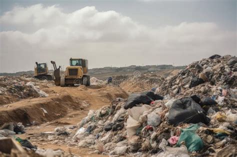 Close-up of a Landfill, with Trash and Recyclables Visible Stock Photo ...