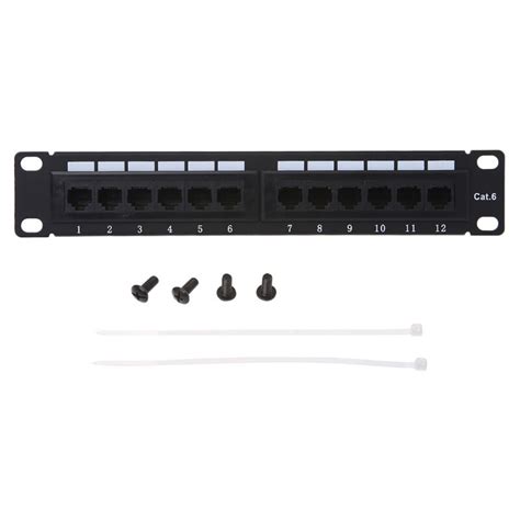 Cat6 Cat5e 12 Port Rj45 Patch Panel Utp Lan Networ Grandado