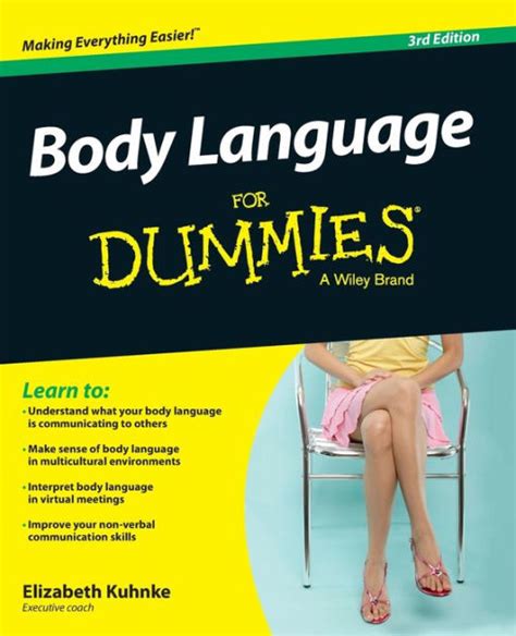 Body Language For Dummies By Elizabeth Kuhnke Paperback Barnes Noble