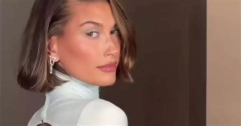 Hailey Bieber Sets Pulses Racing With Side Boob Display In Backless White Dress
