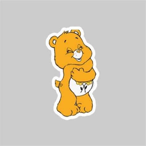 Care Bear Sticker Care Bear Wall Decal Care Bears Sticker Etsy