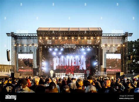 Solvesborg Sweden 10th June 2023 The American Heavy Metal Band Pantera Performs A Live