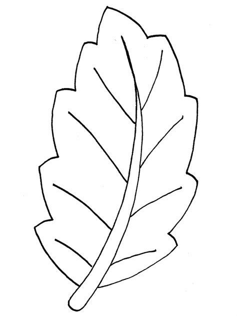 Free Printable Leaf Coloring Pages For Kids