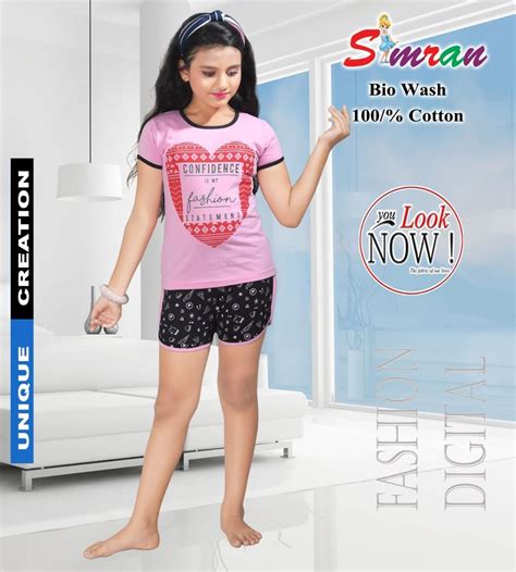 Cotton Sinker Hot Pant Set Size At Rs Piece In Kolkata Id