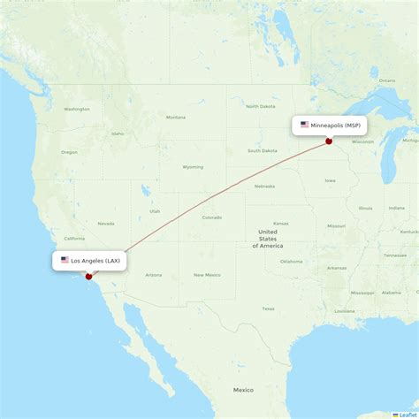 Airlines With Flights From Minneapolis To Los Angeles Msp To Lax