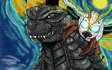 Godzilla And Mothra By Gojira Kun92 On Deviantart