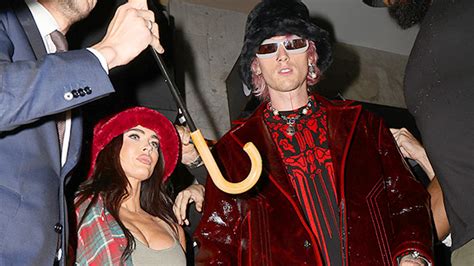 Megan Fox Rocks Bucket Hat To Match Machine Gun Kelly In Milan