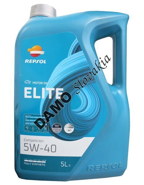 REPSOL ELITE COMPETICION 5W-40 - 5l | DAMO Slovakia s.r.o.