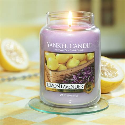 Large Jar Lemon Lavender Candle - Yankee Candle - Pickture