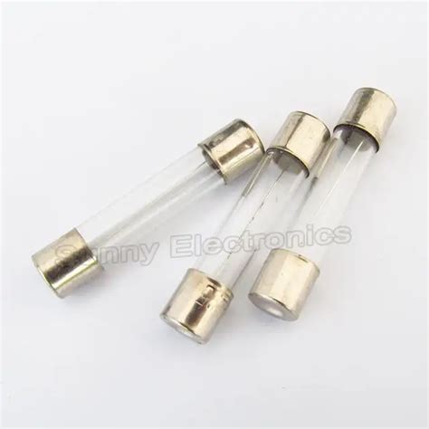 100pcs 6x30mm 5a 250v Fuses 5 Amp Fast Blow Fuse 6mm X 30mm F5al250v Glass Tube In Fuses From