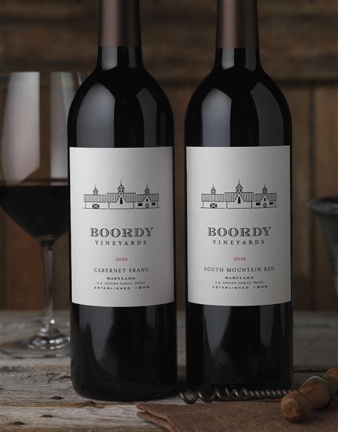 Boordy Vineyards Landmark Series Wine Packaging & Logo on Behance