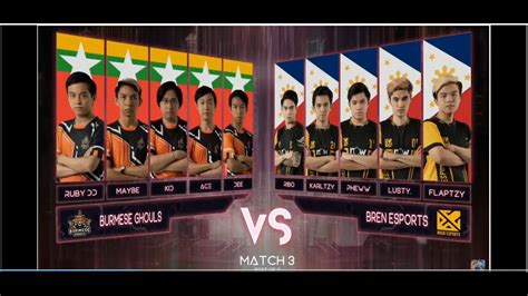 BURMESE GHOULS VS BREN ESPORTS Game1 M2 Playoff Day 1MLBB