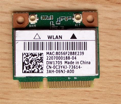 Wireless Adapter Card For Atheros Dw N Bluetooth Mbps