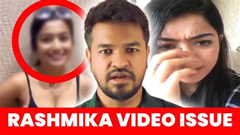 Rashmika Video Issue Madan Gowri Tamil Mg Youtube