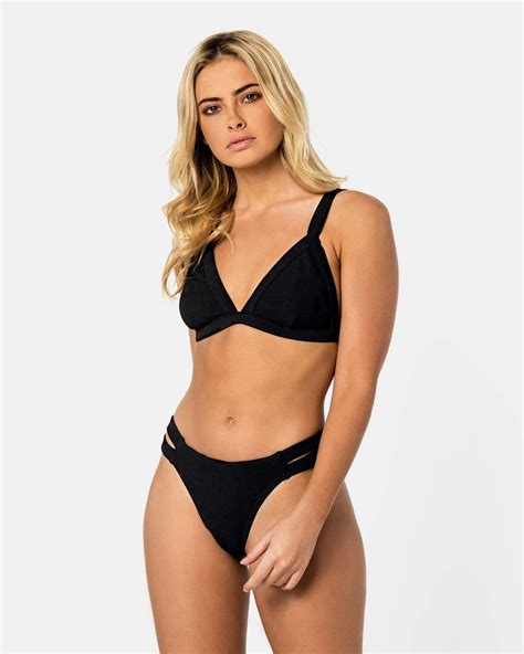 PositanoBlackberry Triangle Bikini TopSustainable Australian Swimwear