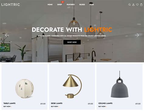 The Best Shopify 20 Themes For Selling Interior Lights Hura Tips