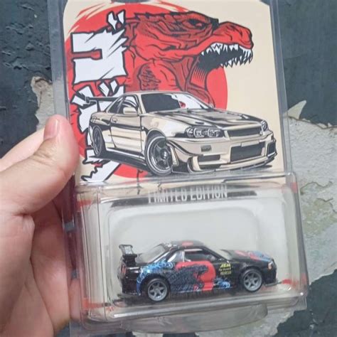 Promo Hot Wheels Nissan Skyline R34 Custom New Godzilla Multicolor Diskon 23 Di Seller Indah