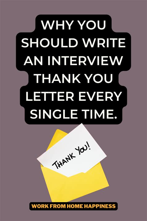 Interview Thank You Letter: Writing One to Get More Job Offers