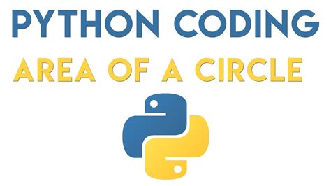 Python Tutorial Area Of A Circle YouTube