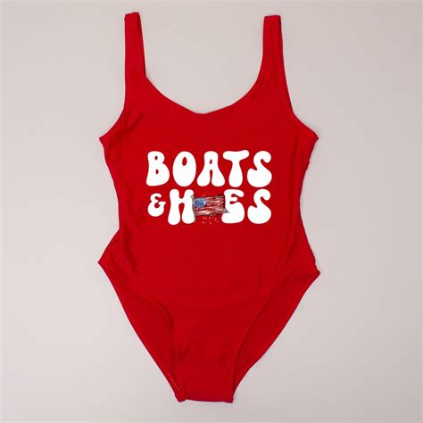 Boats and Hoes One Piece Swimsuit, Boats and Hoes, One Piece Swimsuit ...