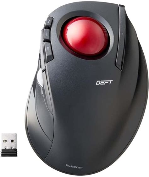 Elecom DEFT Trackball Mysz Bezprzewodowa 2 4 GHz Sterowanie Palcem