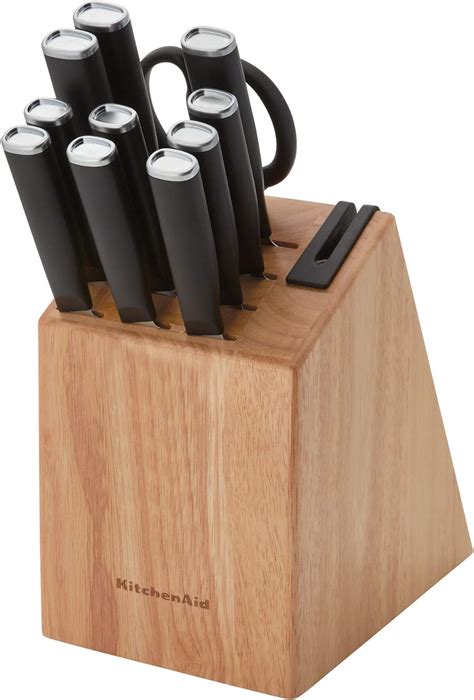 KitchenAid Classic 12 Piece Knife Block Set With Built In Knife