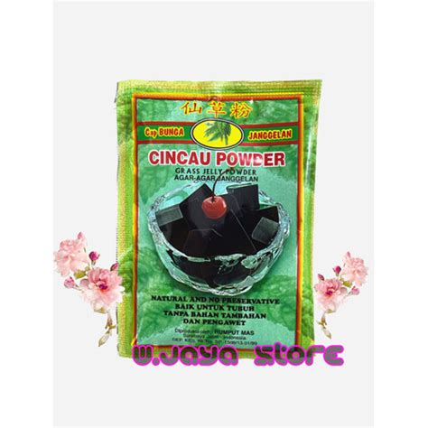 Jual Cingcau Cap Bunga Bubuk Cincau Grass Jelly Powder Agar Agar