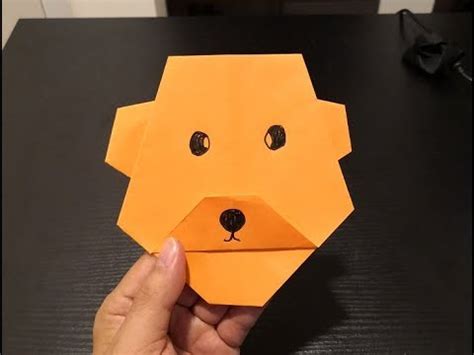 พบกระดาษเปนรปหนาหม พรอมวาดตากบจมก origami bear face YouTube