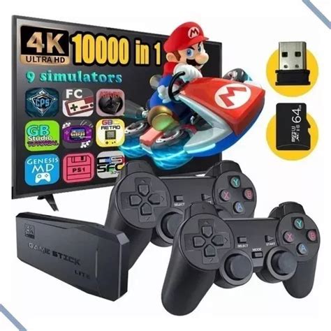 V Deo Game Pen Drive Jogo Hdmi Console Jogo Antigo Box K Controles